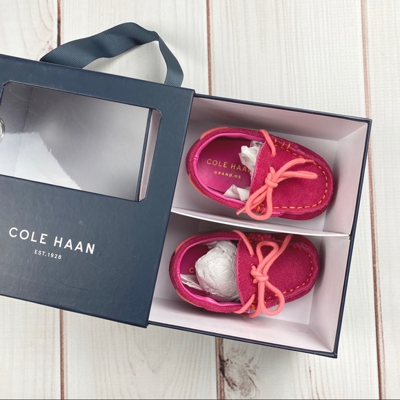 Cole Haan Other - Cole Haan | Baby Moccasin in Electra Pink